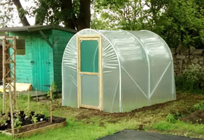 Garden Polytunnels | 6ft Wide Polytunnel For Gardens - Premier Polytunnels